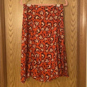 Target Floral Midi Skirt